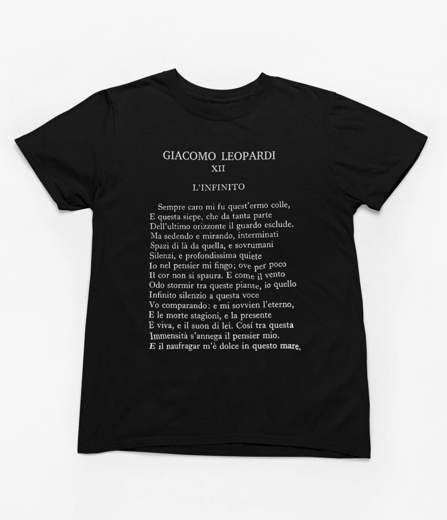 LEOPARDI L'INFINITO