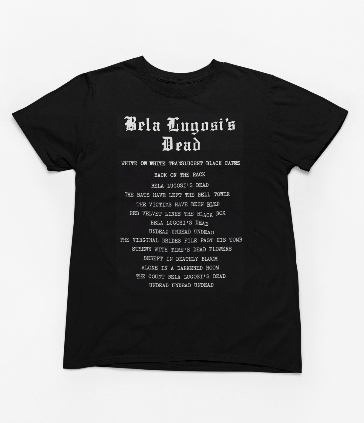 BELA LUGOSI LYRICS